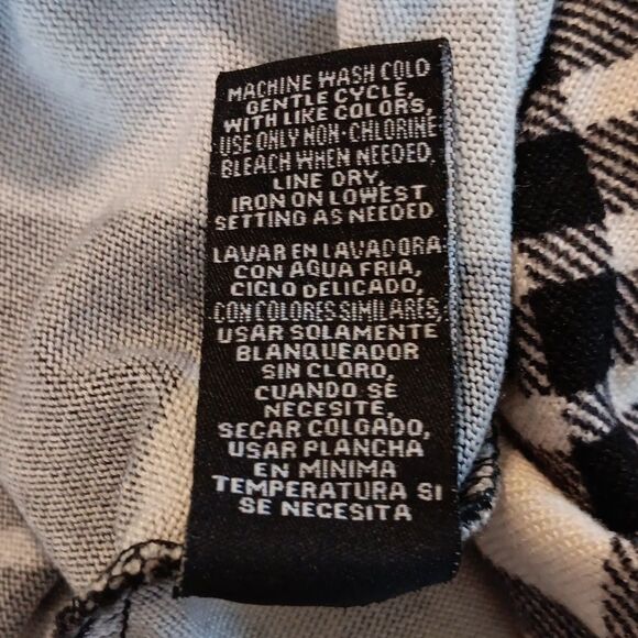 R & K Black and White Plaid Dress - Picture 9 of 10